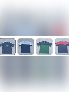 Bundle of 4 NWT Men’s/teen Colorblock Tees